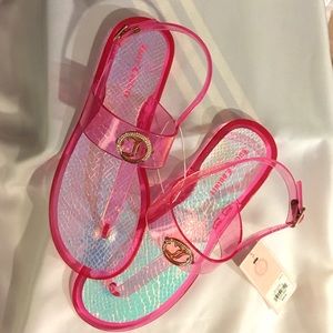 Juicy Couture Jelly-T Strap Sandals !!!